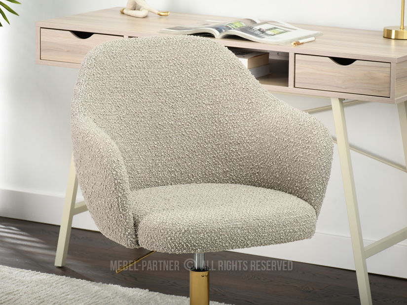 Kreslo Lolo (béžová + zlatá)