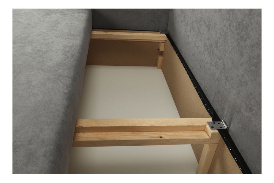 Kauč na razvlačenje Porta (siva)