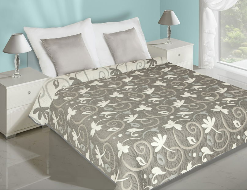 Prehoz na posteľ 240x220 cm Will (metalická)