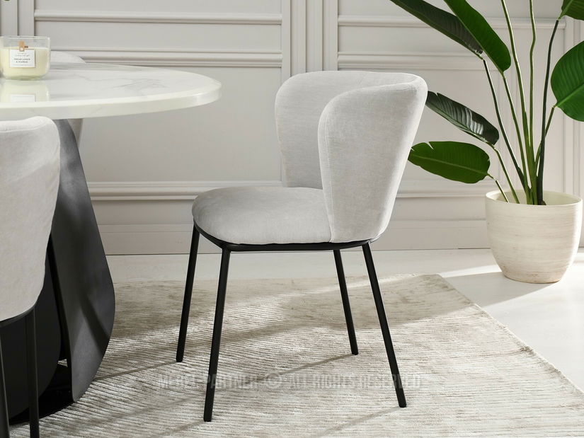 Scaun sufragerie Koalas (gri + negru)