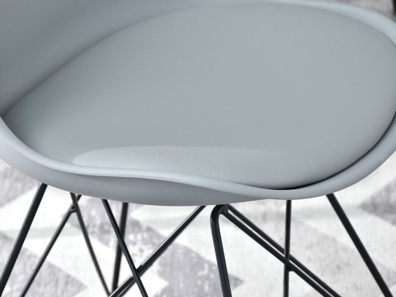 Szék Large Rod (szürke + fekete)