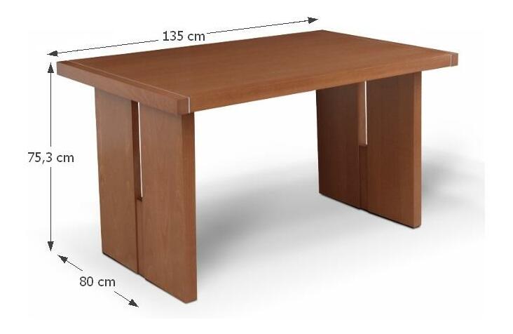 Masă de sufragerie Mahu Cireș (pentru 4 persoane)