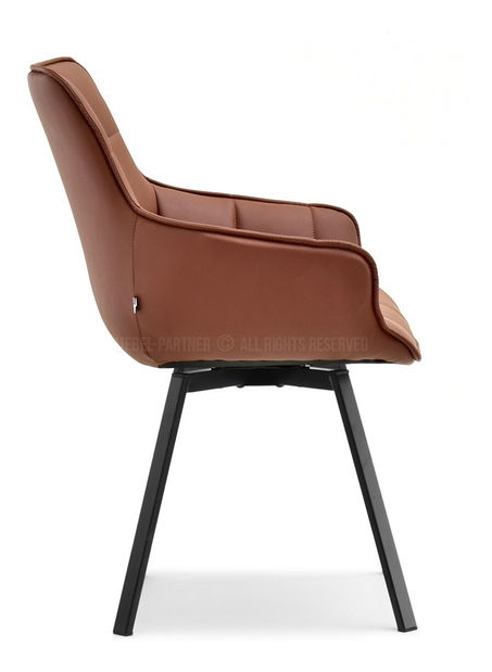 Stolička Aranbura (hnedá + čierna)