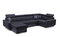 Rohová sedačka Istar U (čierna) (P)
