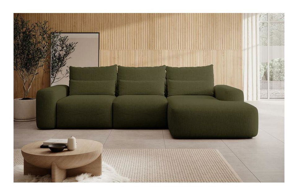 Colțar Carlito (D) (măslin + negru)