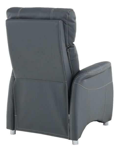 Fotoliu pentru relax Francesco CH 113100 piele PU Gri