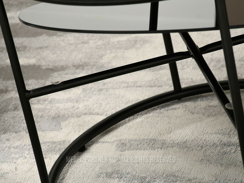 Măsuță de cafea Relevista (bej + negru)