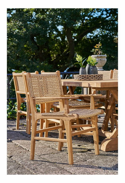 Záhradná stolička Drateriaora 6 (prírodná)