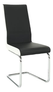 Blagovaonska stolica Nacton (crna + bijela) 
