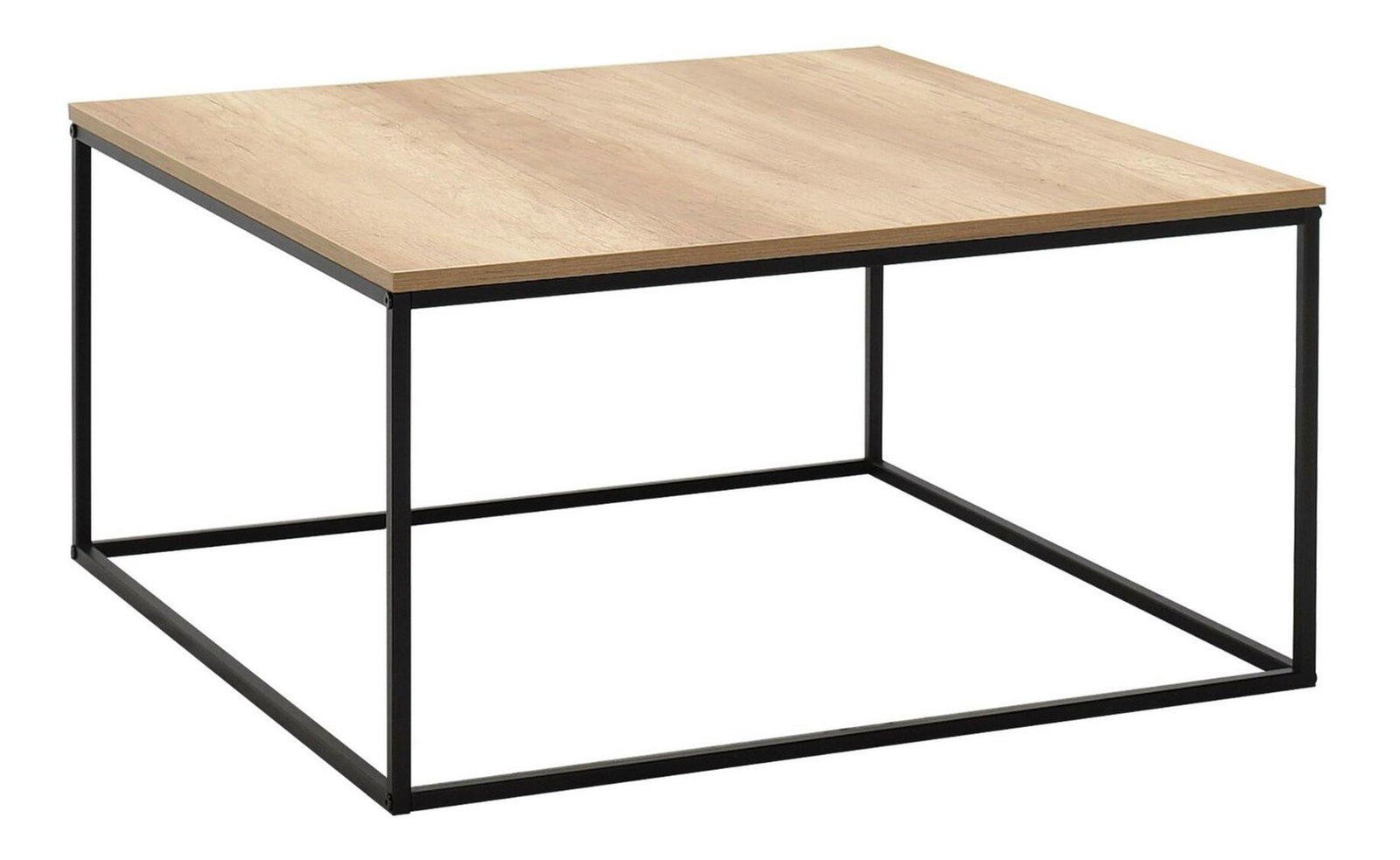 Măsuță cafea Shepolendo 2 (nuc deschis + negru)