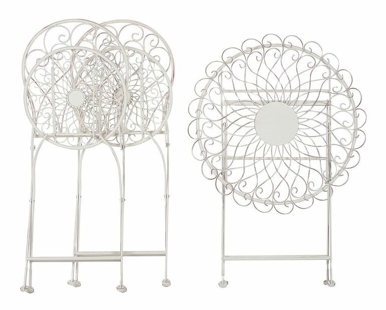 Set mobilier balcon Seppi (alb) 