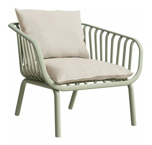 Set mobilier grădină Rajesh (pentru 4 persoane) (verde)