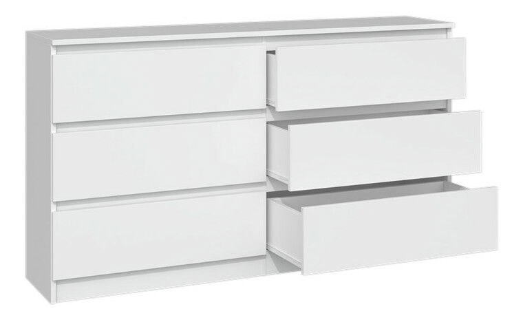 Komoda Musecalo 6 140 (biela)