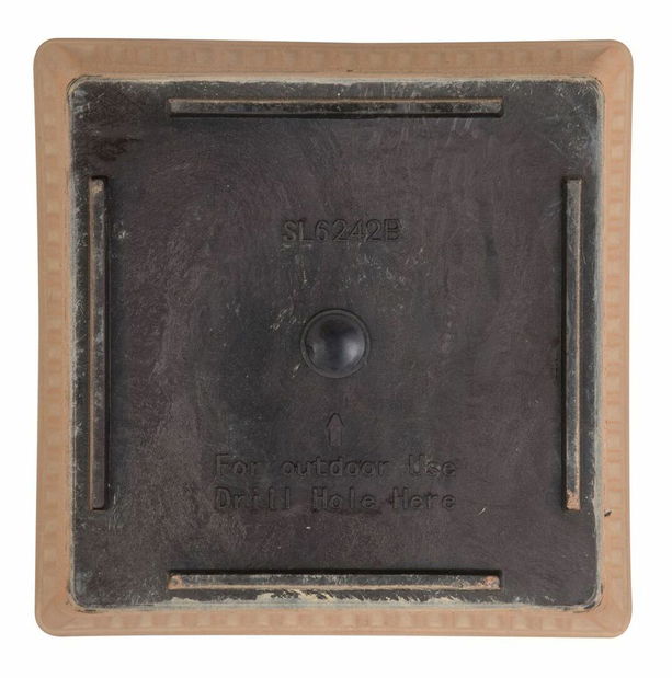 Ghiveci POATINA 30x34x34 cm (sticlă laminat) (roșu)