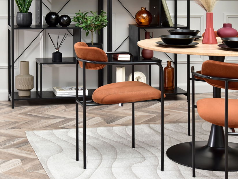 Stolica Magnus (bakar + crna)