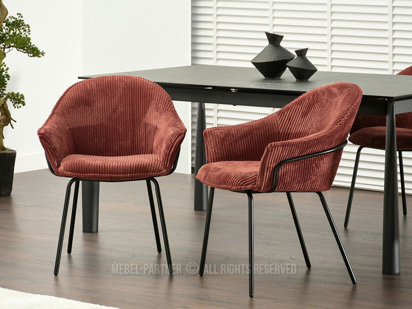 Stolička Val (medená + čierna)