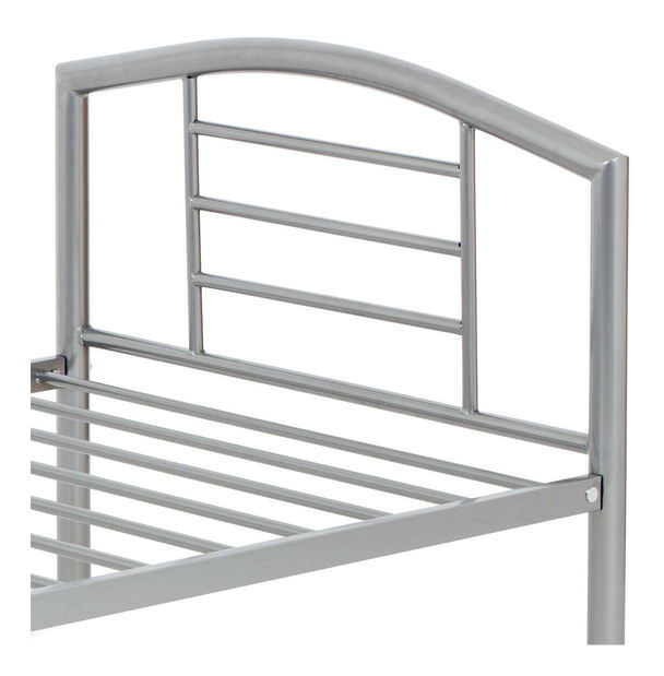 Fém ágy 90x200 Brotonetta (fényes szürke)