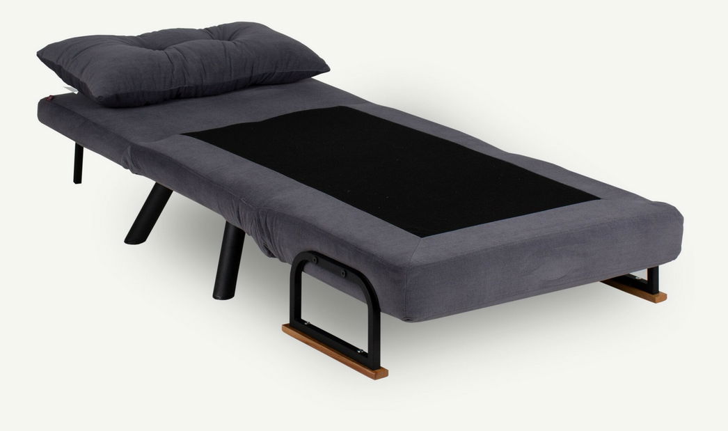 Rozkladacie kreslo Sandy (sivá)