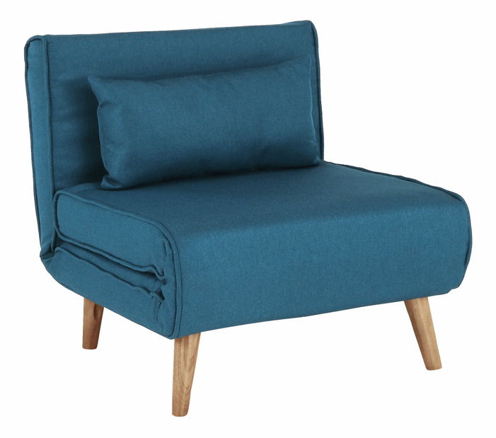 Fotoliu extensibil Fara (albastru) 