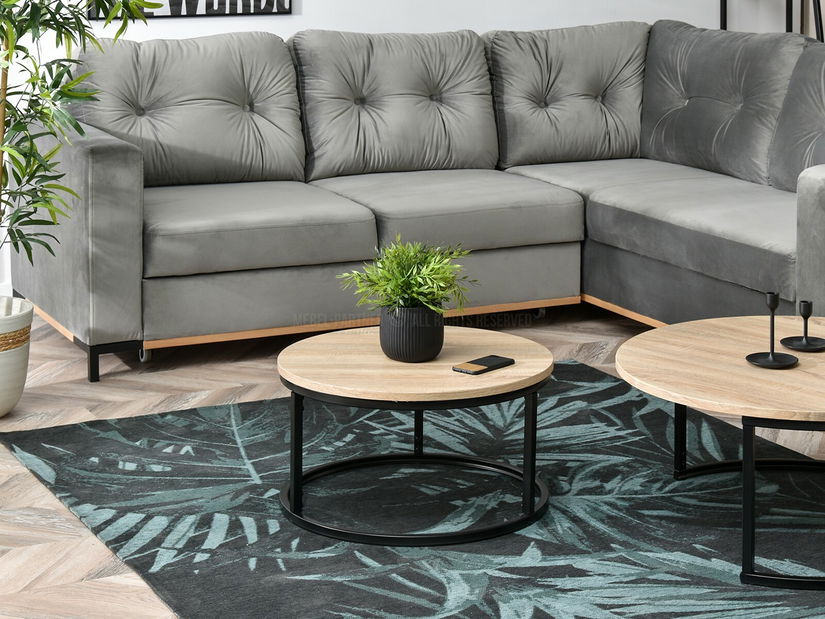 Dohányzóasztal Kolja Stolik S (szonoma tölgy + fekete) 