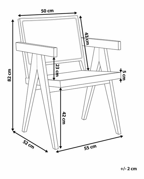 Scaun sufragerie Willow (natural) 