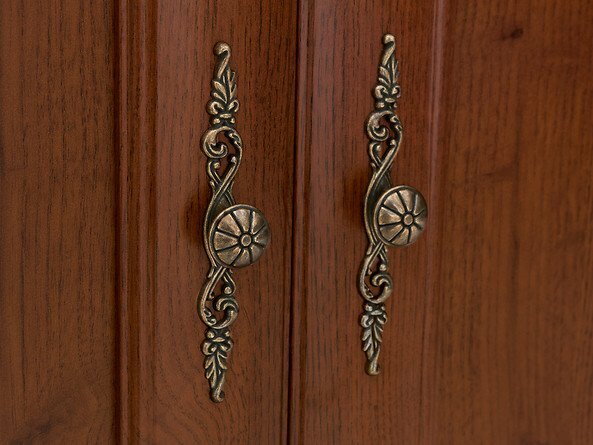 Šatníková skriňa BRW KENT ESZF 2D1S (Gaštan)