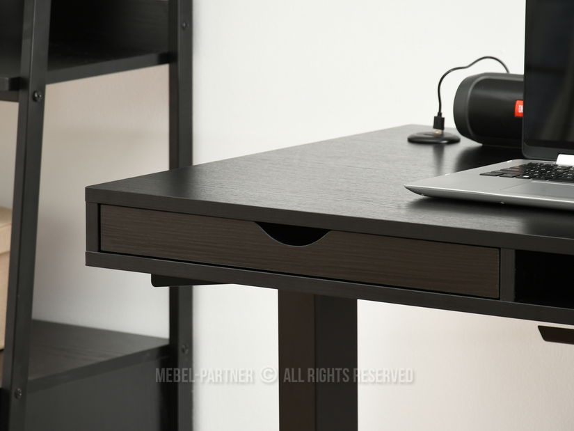 Masă PC Osto 100 (lemn negru + negru)