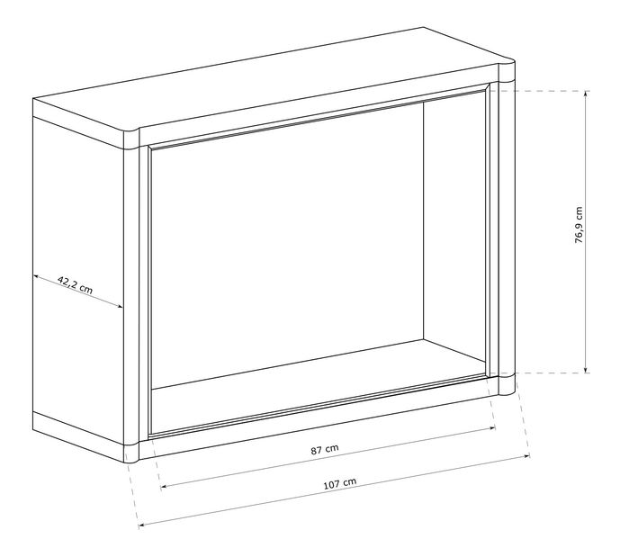 Comodă Douglas 02 (Stejar sonoma)