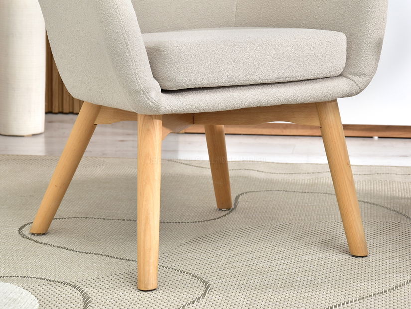 Fotelja Leto (bež + crna)