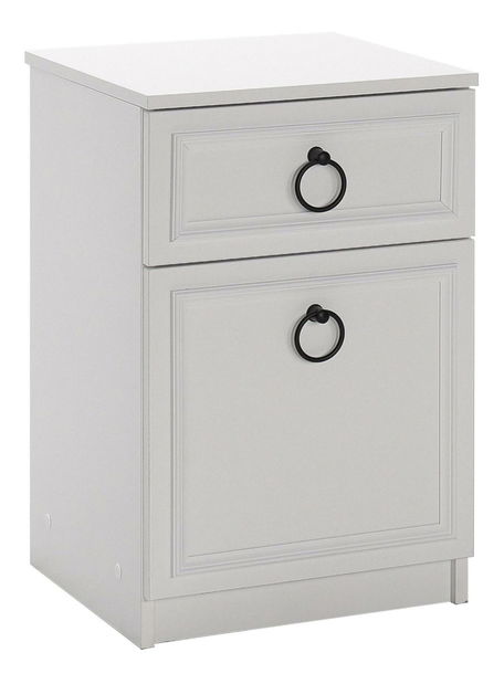 Noptieră Mekali 2 (alb)