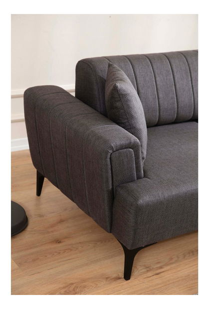 Colțar Hamletta (D) (gri închis + negru)