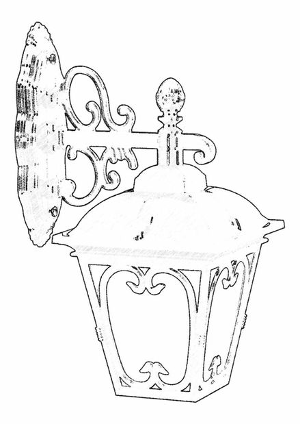 Vonkajšie nástenné svietidlo Dax (čierna)