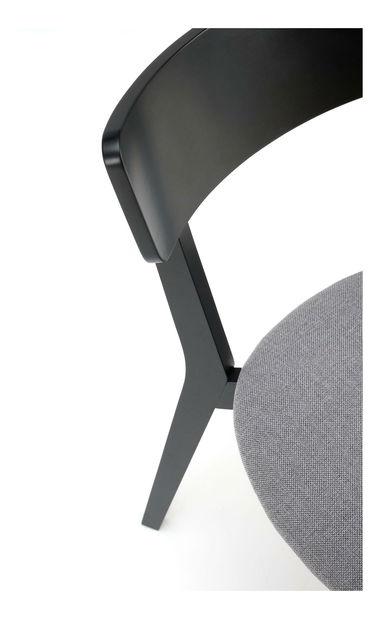 Scaun sufragerie Tentempies (negru + gri) 