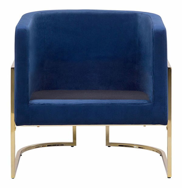 Fotel SIKA (bársony) (kék)