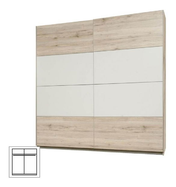 Šatníková skriňa Viloci