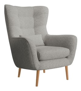 Kreslo Veneza 2 (sivá + buk)