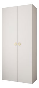 Ormar za garderobu 110 cm Carmela 40-1 (bijela + zlatna)
