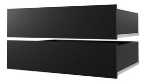 Univerzalne ladice za ormare za garderobu 120-200 cm (crna)