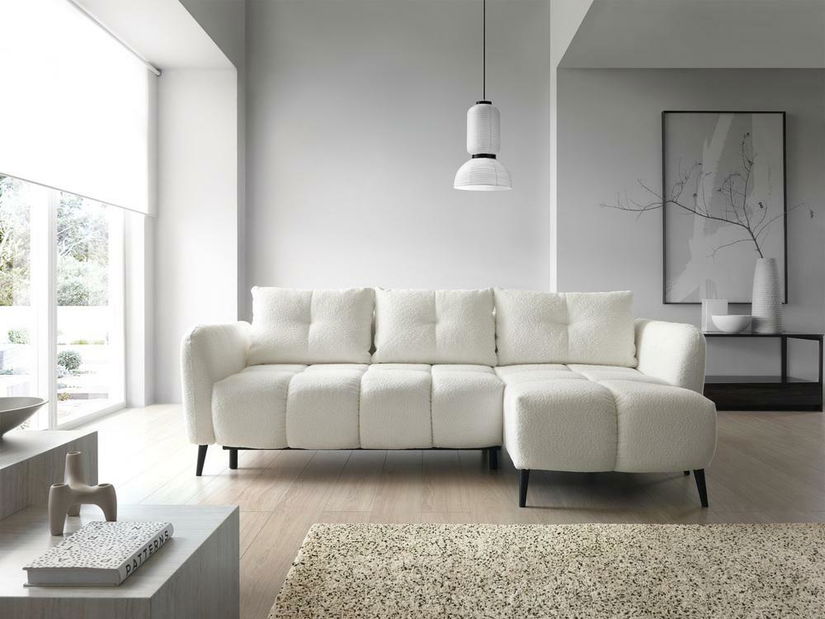 Colțar Odysea (D) (crem + negru)