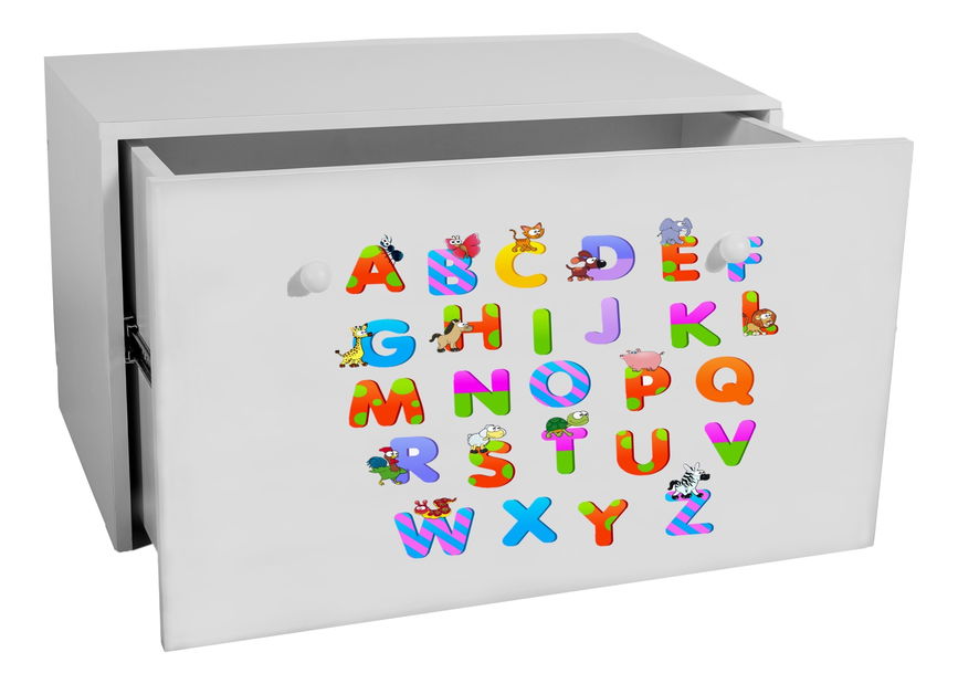 Box de depozitare pentru copii Ione (Alb)