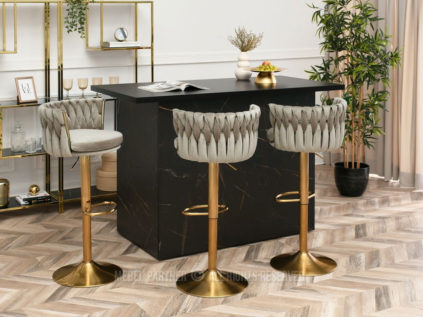 Scaun Adel (bej + auriu)