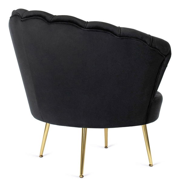 Fotoliu Guarida (negru) (cu taburete)