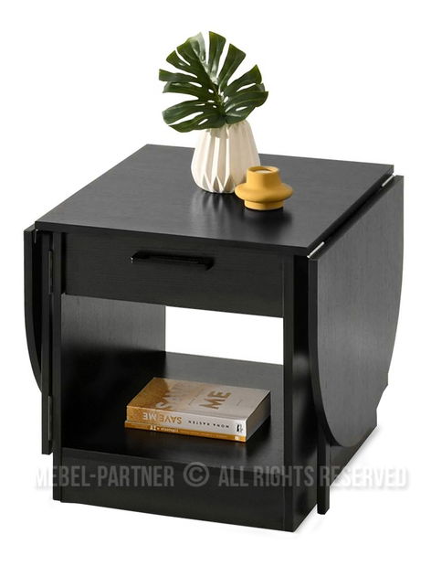 Măsuță de cafea Espana (lemn negru + negru)