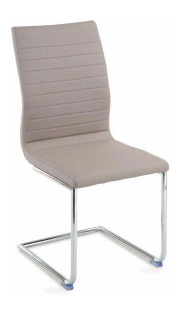 Scaun de sufragerie Olwen (Piele ecologică Bej)