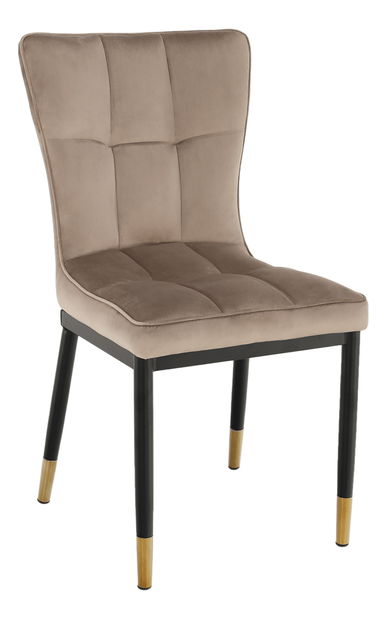 Scaun de sufragerie Dopey (bej + negru)