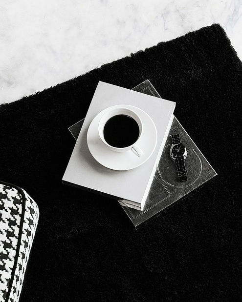 Covor 150 cm Damte (negru)