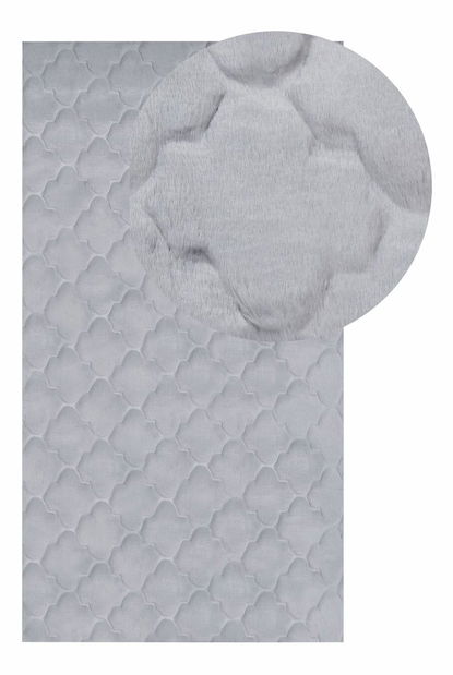 Szőnyeg műszőrből 80 x 150 cm Thae (fekete)