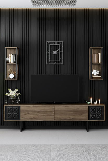 Mobilier living Buon 1 (nuc + negru)