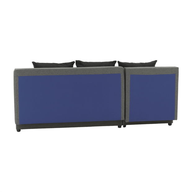 Colțar de grădină Maxius (gri + negru) (S)