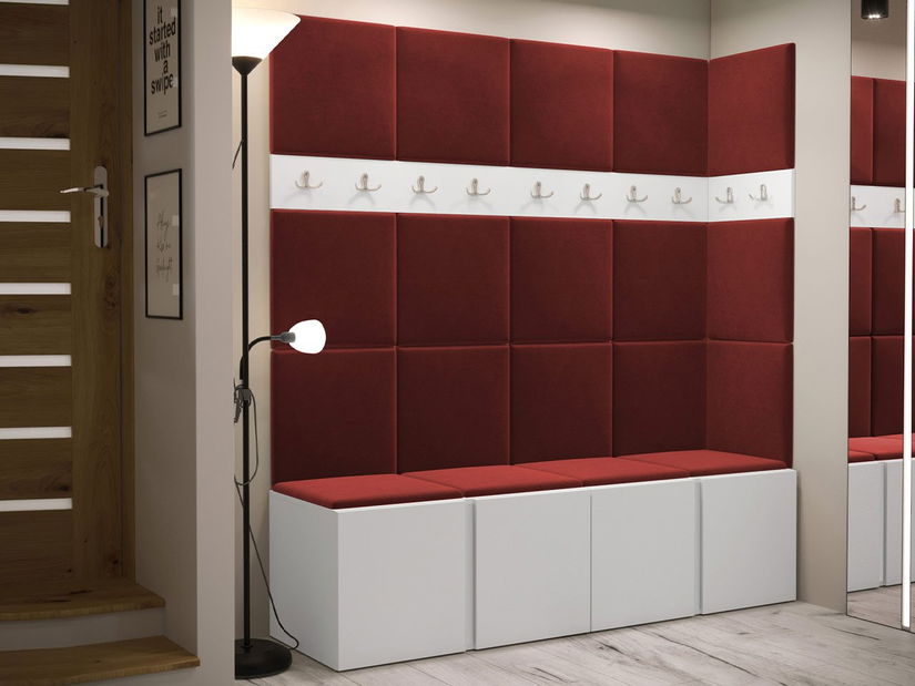 Mobilier hol Tovenaz II (stejar artisan + negru)